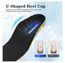 Kids Orthotic Cushioning Arch Support Shoe Insoles, Children EVA Foam Inserts for Flat Feet,