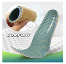 Thin Insoles for Plantar Fasciitis, Soft and Breathable Cork Orthotic Insoles with Arch Support,