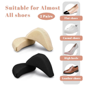 Toe Inserts for Shoes Too Big, 2 Pairs Foam Toe Filler to Make Shoes Fit Tighter,