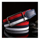 Elastic Polyester Belt, Men's Fashion Pin Buckle Braided Pants Belt
