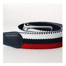 Elastic Polyester Belt, Men's Fashion Pin Buckle Braided Pants Belt