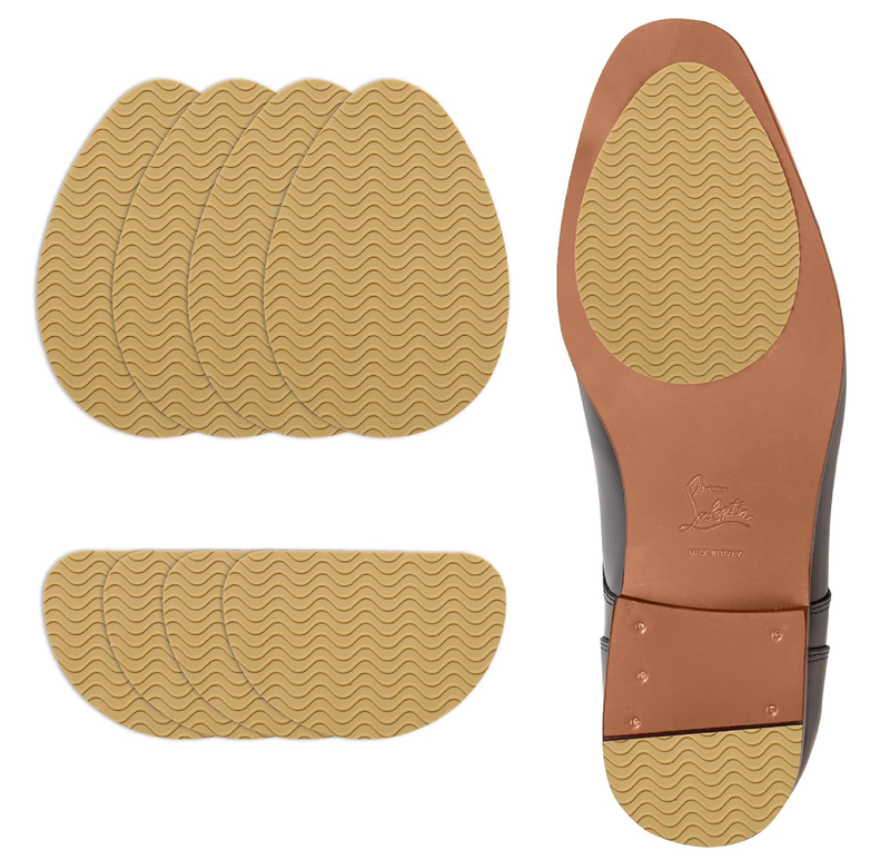 8 Pcs Enlarge Non-Slip Shoe Pads for Bottom of Shoes, Self-Adhesive Sole Protectors for High Heels & Flats,