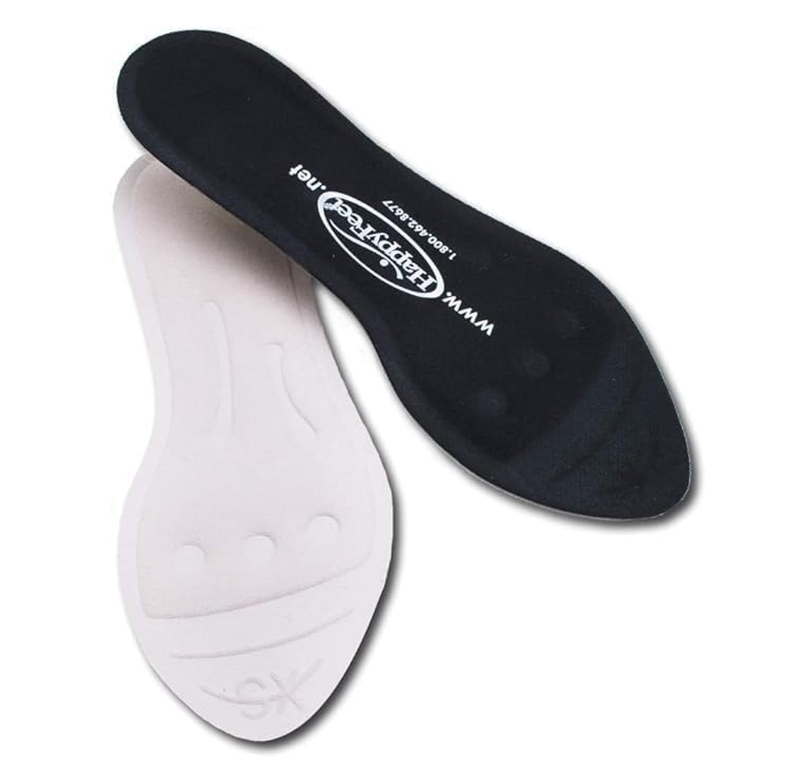 Happy Feet Plantar Fasciitis Flat Feet Orthotic High Arch Support Gel Insert Shoe Insoles for Mens and Womens