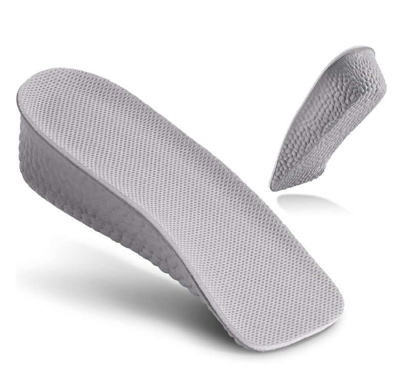 Height Increase Insoles - 1.5 Inch - Foot Arch Contour Shoes Lifts for Men Orthopedic Heel Lift