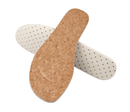 Cork Insoles for Hey Dude Men's Wally Shoes Replacement, Footwear Inserts Comfortable & Light-Weight