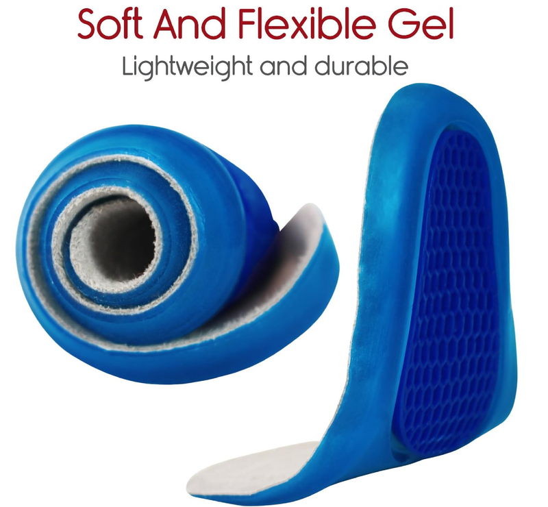 Envelop Gel Insoles for Women, Men & Flat Feet - 3/4 Arch Support Insoles