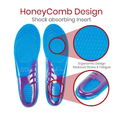 Envelop Gel Insoles for Men & Women - Shoe Inserts for Walking, Running,