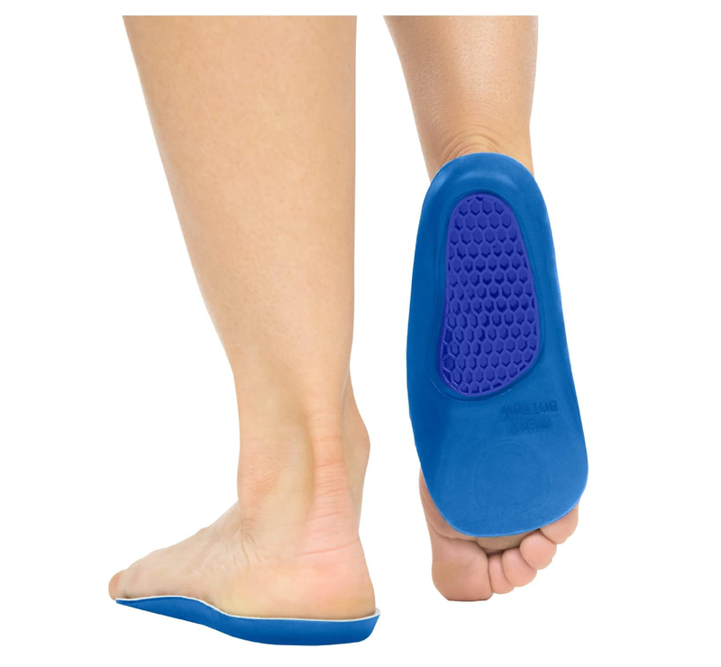 Envelop Gel Insoles for Women, Men & Flat Feet - 3/4 Arch Support Insoles