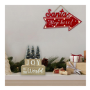 Eternhome Christmas Tree Decorations LED Lighted JOY to the World Block for Home Farmhouse Winter Wooden Decor Vintage Rustic Sign for Table House Kitchen Holiday Xmas