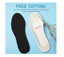Eurzom 2 Pairs Kids Insoles Shoe Inserts Children Memory Sponge Insoles Washable Replacement Breathable Latex,