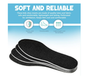 Eurzom 2 Pairs Kids Insoles Shoe Inserts Children Memory Sponge Insoles Washable Replacement Breathable Latex,