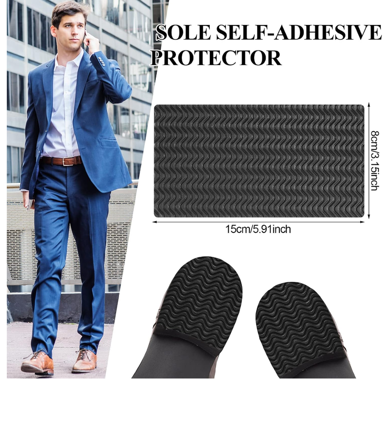 8 Pcs Shoe Grips on Bottom of Shoes No Slip Bottom Pad Self Adhesive Sole Protector
