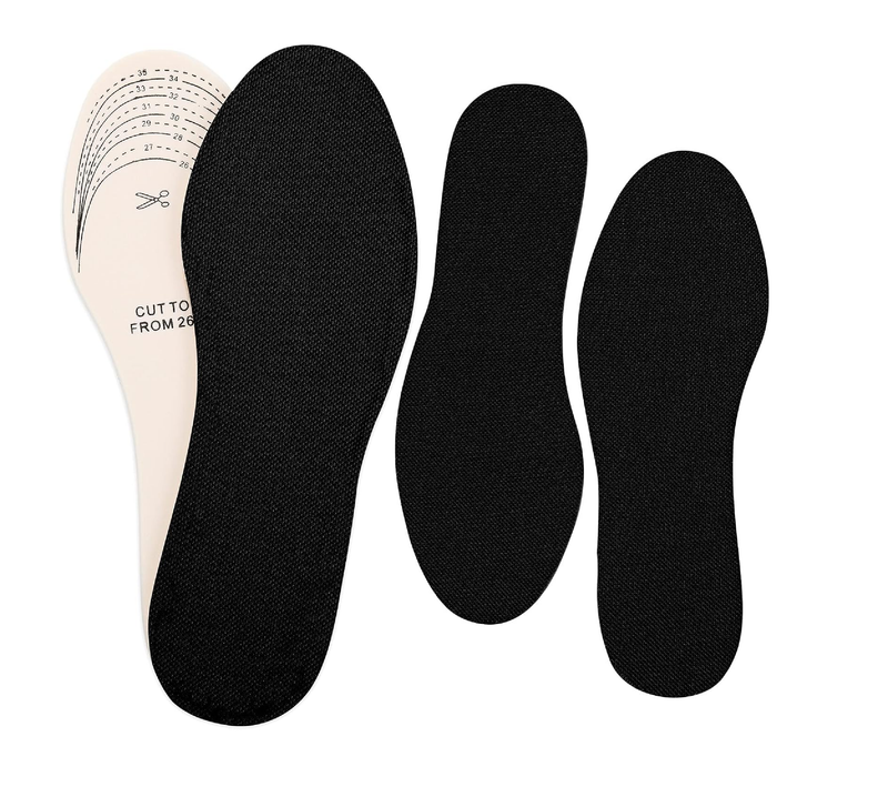 Eurzom 2 Pairs Kids Insoles Shoe Inserts Children Memory Sponge Insoles Washable Replacement Breathable Latex,