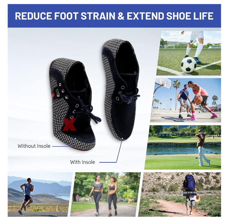 Carbon Fiber Insole 1 Piece, Carbon Fiber Foot Plate Shoes Insert for Women Men,