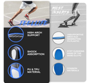 Plantar Fasciitis Relief Shoe Insoles [1-Pair], Arch Support Insoles, Running Athletic Gel Shoe Inserts,