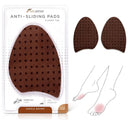 Anti-Sliding Pads Closed Toe | Supportive Cushioning and Reduce Foot Slip | 1 Pair (Saddle Brown)