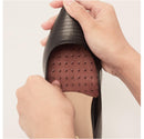 Anti-Sliding Pads Closed Toe | Supportive Cushioning and Reduce Foot Slip | 1 Pair (Saddle Brown)
