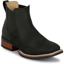 Justin Boots Men's Crazy Buck 6" Western Boot - Black Cowhide (FN4151) - View 2