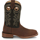 Justin Boots Men's Big News 11" Western Boot - Black Cowhide (FN7021) - View 3