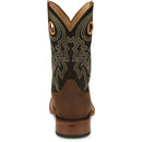 Justin Boots Men's Big News 11" Western Boot - Black Cowhide (FN7021) - View 5