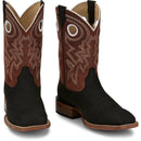 Justin Boots Men's Big News 11" Western Boot - Red Cowhide (FN7022) - Front View