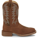 Justin Boots Men's Big Bucks 11" Western Boot - Pecan Brown Cowhide (FN7112) - View 3
