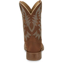 Justin Boots Men's Big Bucks 11" Western Boot - Pecan Brown Cowhide (FN7112) - View 5