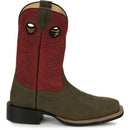 Justin Boots Men's Show Stopper 11" Western Boot - Red Cowhide (FN7120) - View 3