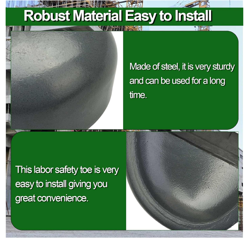 Steel Toe Inserts, 1 Pair Steel Toe Shoes for Women Men, Boot Toe Guards Steel,
