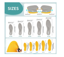 Supination Insoles for Over Supination & High Arch Support, Bow Legs Correcting Insoles,