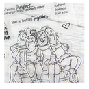 FRIENDSHIP CLEAR STAMPS Scrapbooking Card Album Paper Craft Rubber Roller Silicone Stamp