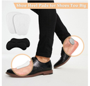 6 Pairs Tongue Pads and 3 Pairs Heel Pads for Shoes That are Too Big Self-Adhesive Heel Grips for Men Women