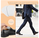 6 Pairs Tongue Pads and 3 Pairs Heel Pads for Shoes That are Too Big Self-Adhesive Heel Grips for Men Women