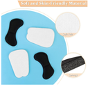 6 Pairs Tongue Pads and 3 Pairs Heel Pads for Shoes That are Too Big Self-Adhesive Heel Grips for Men Women