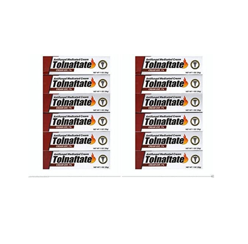 Lot of 12 Tolnaftate 1% athletes foot cream anti fungal Medicated 1 oz each