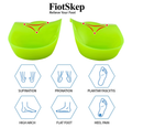 3/4 Original High Arch Inserts Firm Orthotics for Plantar Fasciitis Flat Feet Over-Pronation,