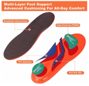 Sport Shoe Insoles,Work Inserts,Plantar Fasciitis Arch Support Insoles with Shoehorn-Shock Absorbing Inserts for Men & Women,