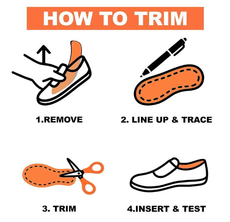 Sport Shoe Insoles,Work Inserts,Plantar Fasciitis Arch Support Insoles with Shoehorn-Shock Absorbing Inserts for Men & Women,