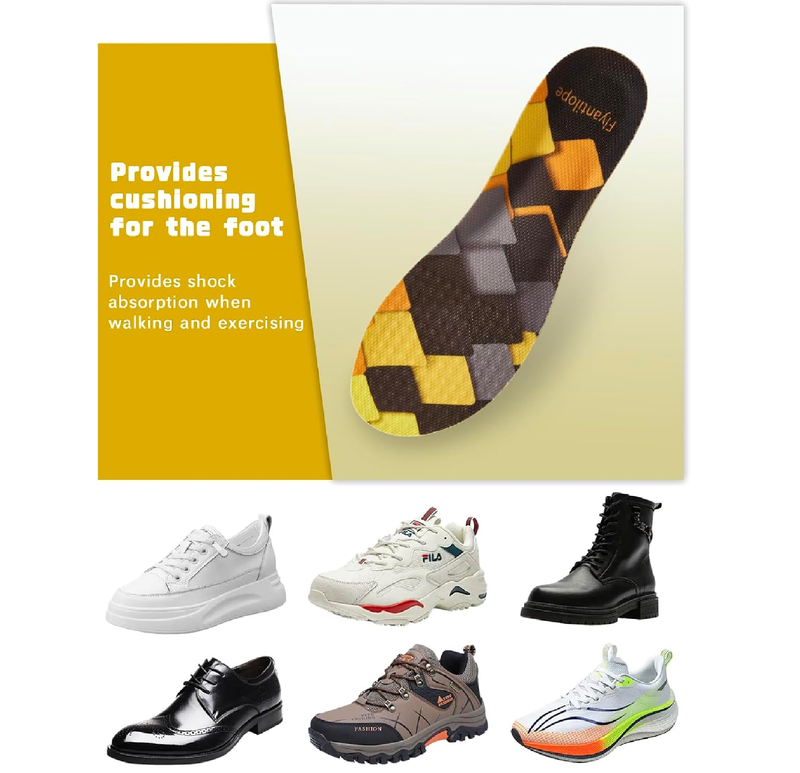 Arch Support Inserts for Women and Kids | Shoe Inserts for Women and Kids | Plantar Fasciitis Insoles