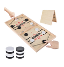 Foldable Large Fast Sling Puck Game Slingshot Games Toy for Adults Child Table Desktop Battle Wooden Hockey Table Game Family Foosball Winner Board Games Toys