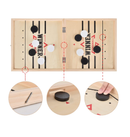 Foldable Large Fast Sling Puck Game Slingshot Games Toy for Adults Child Table Desktop Battle Wooden Hockey Table Game Family Foosball Winner Board Games Toys