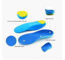 Kids Orthotic Cushioning Arch Support Shoe Insoles, Toddler Inserts for Flat feet,