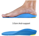 Kids Orthotic Cushioning Arch Support Shoe Insoles, Toddler Inserts for Flat feet,