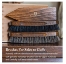 FootFitter Ultimate Shoe Care Kit, Premium Shine Brush & Suede Tools for Cleaning, Polishing,