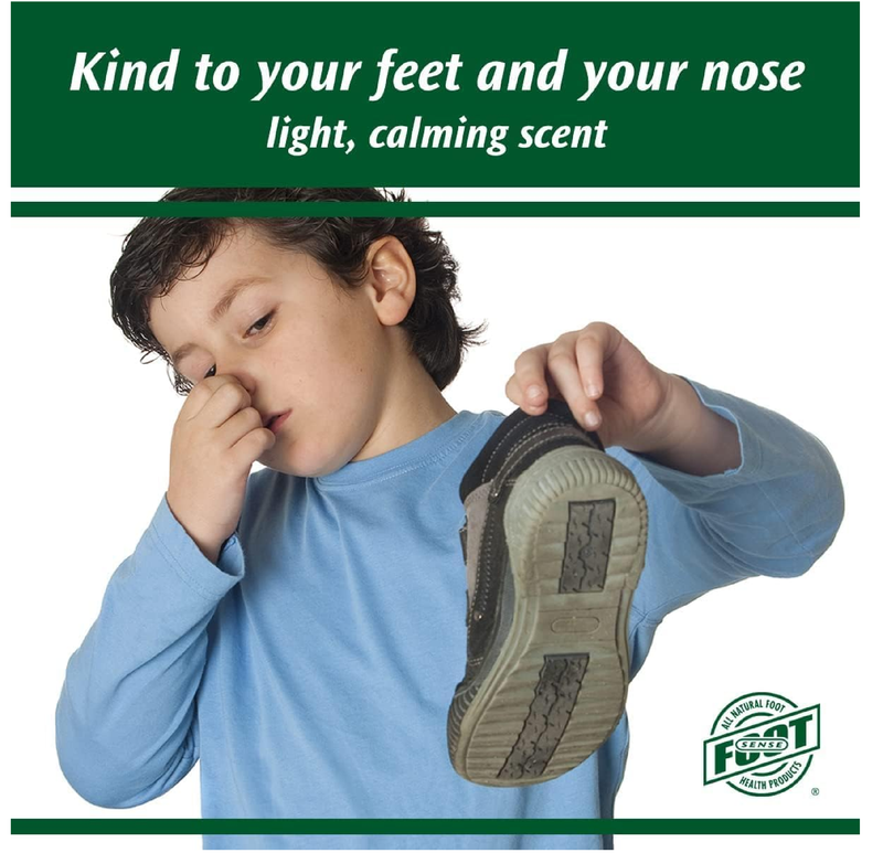 FOOT SENSE All Natural Foot & Shoe Powder, Foot Odor Eliminator for Long-Lasting Odor Control Lasts up to 6 Months,