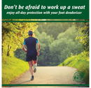 FOOT SENSE All Natural Foot & Shoe Powder, Foot Odor Eliminator for Long-Lasting Odor Control Lasts up to 6 Months,