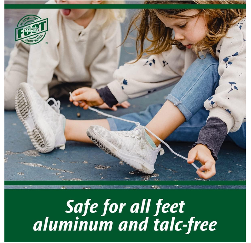FOOT SENSE All Natural Foot & Shoe Powder, Foot Odor Eliminator for Long-Lasting Odor Control Lasts up to 6 Months,