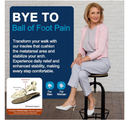 Orthotic Shoe Insoles with Built-in Raise for Ball of Foot Pain, Morton’s Neuroma,
