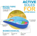 Fun Kids Orthotic Shoe Insoles with Arch Support for Children’s Heel Pain (Sever’s Disease),