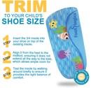 Fun Kids Orthotic Shoe Insoles with Arch Support for Children’s Heel Pain (Sever’s Disease),